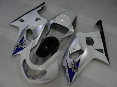 Carénages Moto Suzuki GSXR 600/750 2001-2003 - Blanc Argent Bleu Noir Abordables
