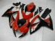Carénages Moto Suzuki GSXR 600/750 2006-2007 - Rouge Noir Brillant