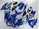 Carénages Moto Suzuki GSXR 600/750 2008-2010 - Bleu Blanc Vert Noir