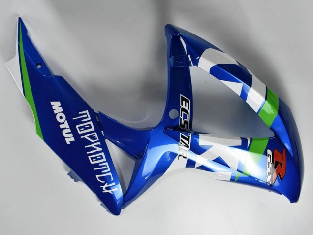 Carénages Moto Suzuki GSXR 600/750 2008-2010 - Bleu Blanc Vert Noir