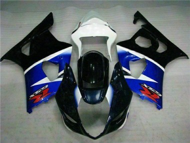 Carénages Moto ABS Suzuki GSXR 1000 2003-2004 - Blanc Bleu Noir Brillant Rouge Abordables
