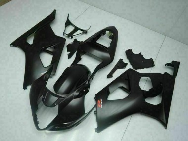 Carénages Moto Suzuki GSXR 1000 2003-2004 - Noir Mat Rouge Abordables