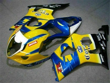 Carénages Moto Suzuki GSXR 1000 2003-2004 - Jaune Bleu Blanc Rouge Corona Motul Abordables