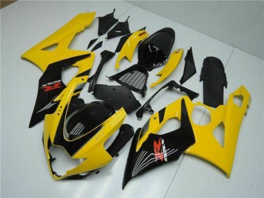 Carénages Moto Suzuki GSXR 1000 2005-2006 - Jaune Noir Brillant Rouge Abordables