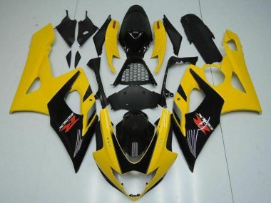 Carénages Moto Suzuki GSXR 1000 2005-2006 - Jaune Noir Brillant Rouge Abordables