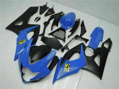 Carénage Moto Suzuki GSXR 1000 2005-2006 - Bleu Noir Abordables