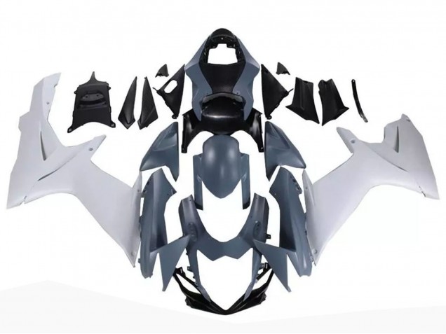 Carénages Moto Suzuki GSXR 600 / GSXR 750 2011-2024 - Nardo Gris Blanc