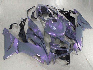 Carénages Moto Kawasaki ZX6R 2019-2022 - Caméléon Gris Dazz Violet Perle Abordables