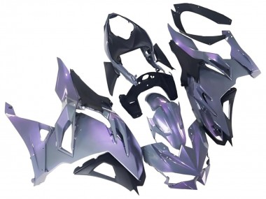Carénages Moto Kawasaki Ninja 500 EX500R 2024-2025 - Caméléon Gris Dazz Violet Perle Abordables