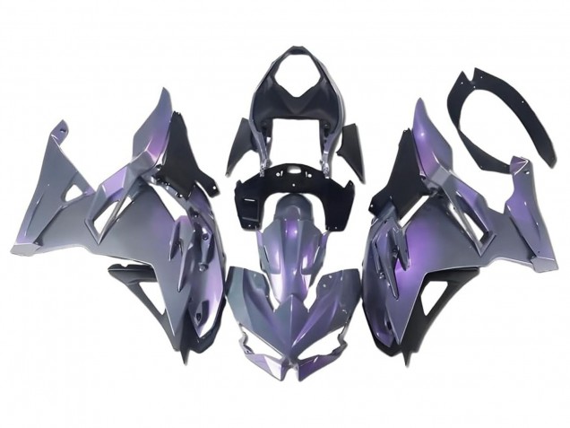 Carénages Moto Kawasaki Ninja 500 EX500R 2024-2025 - Caméléon Gris Dazz Violet Perle