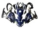 Carénages Moto Kawasaki Ninja 500 EX500R 2024-2025 - Bleu Blanc Jaune Argent Noir