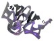 Carénages Moto Honda CBR900RR 929 2000-2001 - Caméléon Gris Dazz Violet Perle
