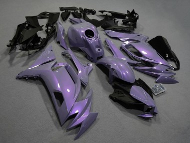 Carénages Moto Kawasaki Ninja 650 EX650 2020-2024 - Caméléon Gris Dazz Violet Perle Abordables