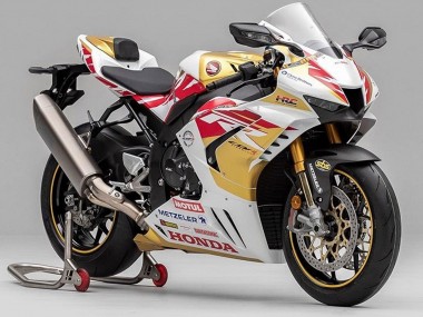 Carénage Moto Honda CBR1000RR-R 2020-2023 - Blanc Rouge Or Motul Abordables