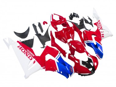 Kits Carénages Moto Honda CBR1000RR-R 2020-2023 - Blanc Rouge Bleu HRC Abordables