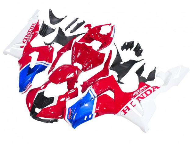 Kits Carénages Moto Honda CBR1000RR-R 2020-2023 - Blanc Rouge Bleu HRC