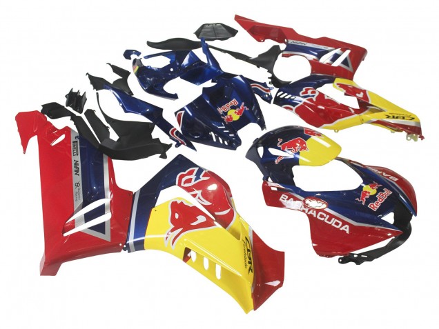 Carénages Moto Honda CBR1000RR-R 2020-2023 - Bleu Jaune Red Bull