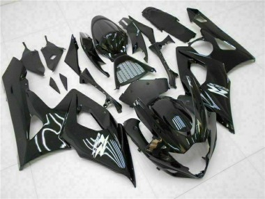 Carénage Moto Suzuki GSXR 1000 2005-2006 - Noir Brillant Abordables