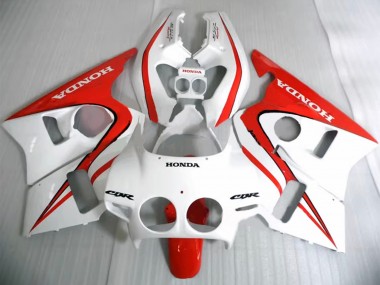 Carénages Moto Honda CBR400RR NC23 1987-1989 - Blanc Rouge Abordables