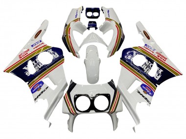 Carénages Moto Honda CBR400RR NC29 1990-1999 - Blanc Or Rouge Bleu Foncé Rothmans Abordables