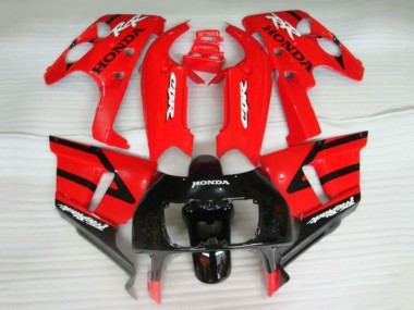 Carénages Moto Honda CBR400RR NC29 1990-1999 - Rouge Noir Brillant Fireblade Abordables