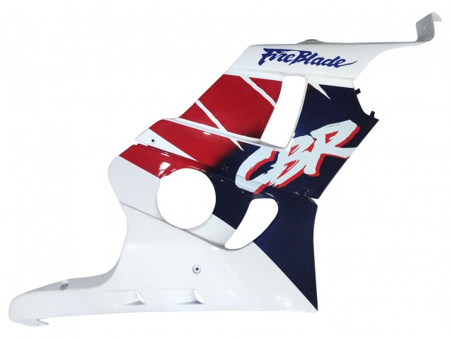 Carénages Moto Honda CBR400RR NC29 1990-1999 - Blanc Rouge Bleu Foncé Fireblade