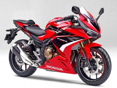 Carénages Moto Honda CBR400R 2022 - Rouge Blanc Noir Brillant Abordables