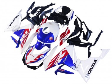 Carénage Moto Honda CBR400R 2022 - Blanc Rouge Bleu Abordables