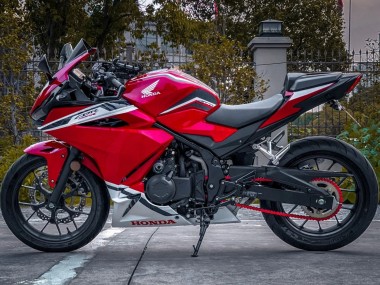Carénages Moto Honda CBR400R 2022 - Rouge Blanc Abordables