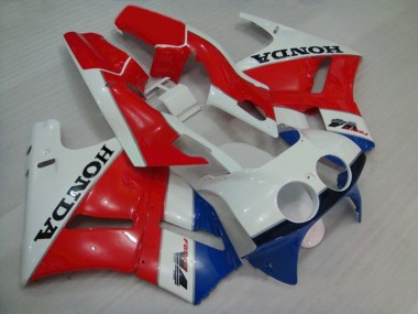 Carénages Moto Honda VFR400R NC30 1988-1992 - Blanc Rouge Bleu Abordables