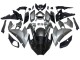 Carénages Moto Kawasaki Ninja H2 2015-2022 - Argent Noir Fibre de Carbone
