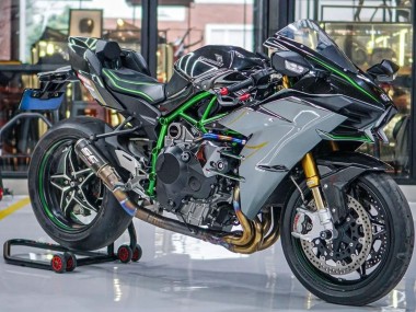 Carénages Moto Kawasaki Ninja H2 2015-2022 - Gris Abordables
