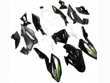 Carénages Moto Kawasaki Z400 2018-2024 - Blanc Noir Brillant Vert Abordables