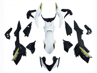 Carénages Moto Kawasaki Ninja Z650 2020-2023 - Blanc Noir Vert Abordables