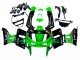 Carénages Moto Kawasaki ZZR600 1998-2003 - Vert Noir Monstre Elf