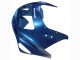 Carénages Moto Kawasaki ZZR400 1993-2007 - Bleu Argent Noir