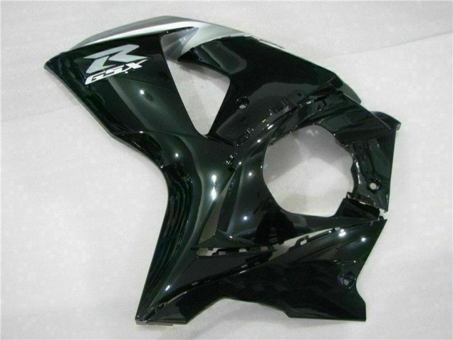 Carénages Moto Suzuki GSXR 1000 2009-2016 - Noir Brillant Argent Blanc