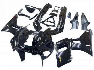 Carénages Moto Kawasaki ZZR400 1993-2007 - Noir Brillant Or Ninja Abordables