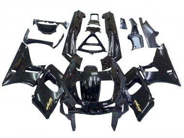 Carénages Moto Kawasaki ZZR400 1993-2007 - Noir Brillant Or Ninja Abordables