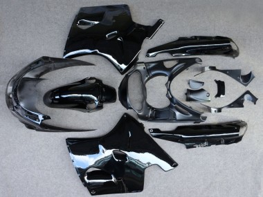 Carénage Moto Kawasaki ZZR1100 1993-2003 - Noir Brillant Abordables
