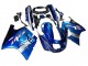 Carénages Moto Kawasaki ZZR1100 1993-2003 - Bleu Argent Noir