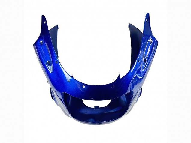 Carénages Moto Kawasaki ZZR1100 1993-2003 - Bleu Argent Noir