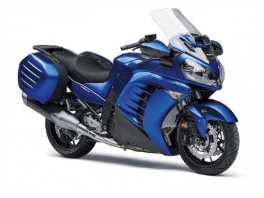 Carénages Moto Kawasaki GTR1400/ZG1400 2007-2009 - Bleu Noir Abordables