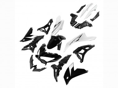 Carénages Moto Kawasaki Versys 650 2022-2025 - Noir Brillant Blanc Abordables