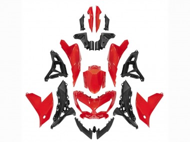 Carénages Moto Kawasaki Versys 650 2022-2025 - Rouge Noir Abordables