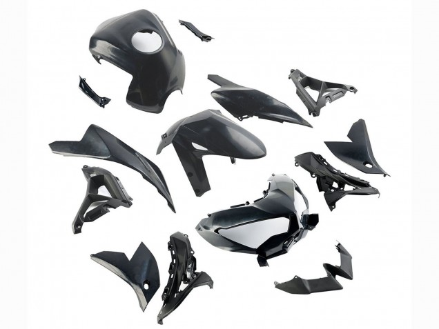 Carénages Moto Kawasaki Versys 650 2022-2025 - Noir Brillant