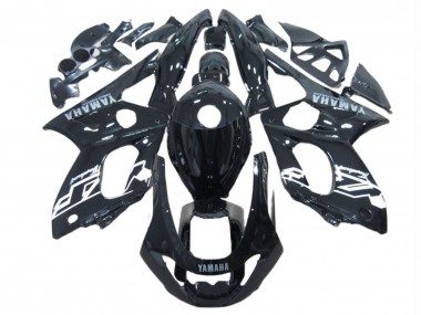 Carénages Moto Yamaha YZF600R Thundercat 1996-2007 - Noir Brillant Blanc Abordables