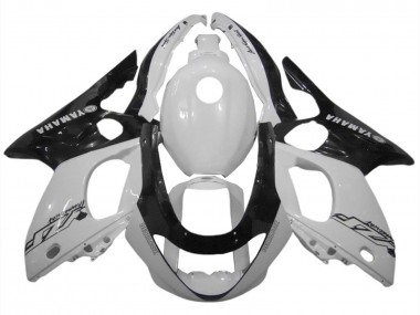 Carénages Moto Yamaha YZF600R Thundercat 1996-2007 - Blanc Noir Abordables