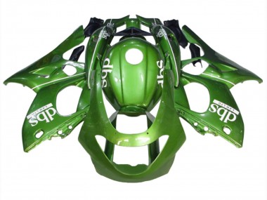 Kits Carénage Moto Yamaha YZF600R Thundercat 1996-2007 - Vert Blanc Abordables