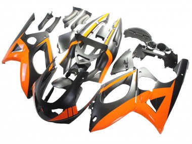 Carénages Moto Yamaha YZF600R Thundercat 1996-2007 - Noir Orange Abordables